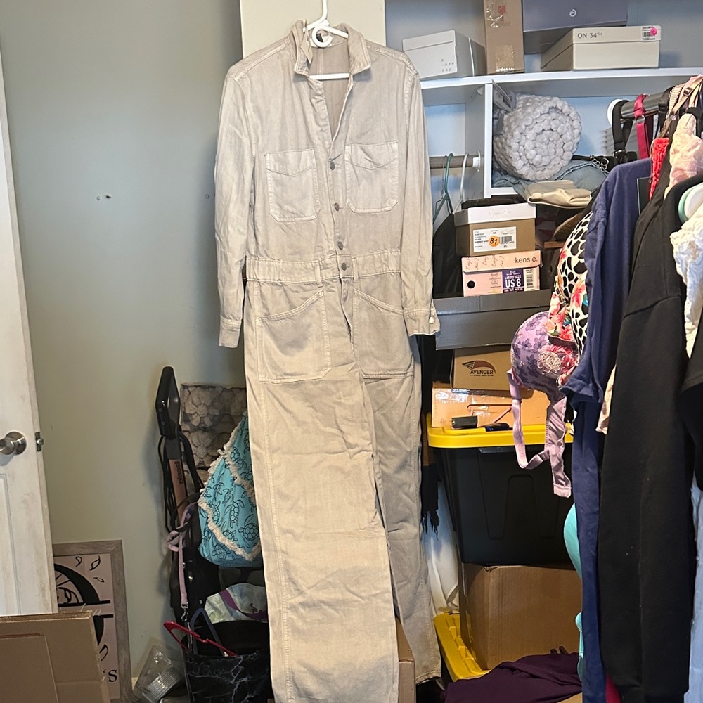 Universal Thread Light Tan Jumpsuit